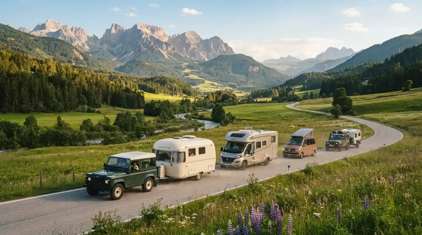 Synonyms for Caravan